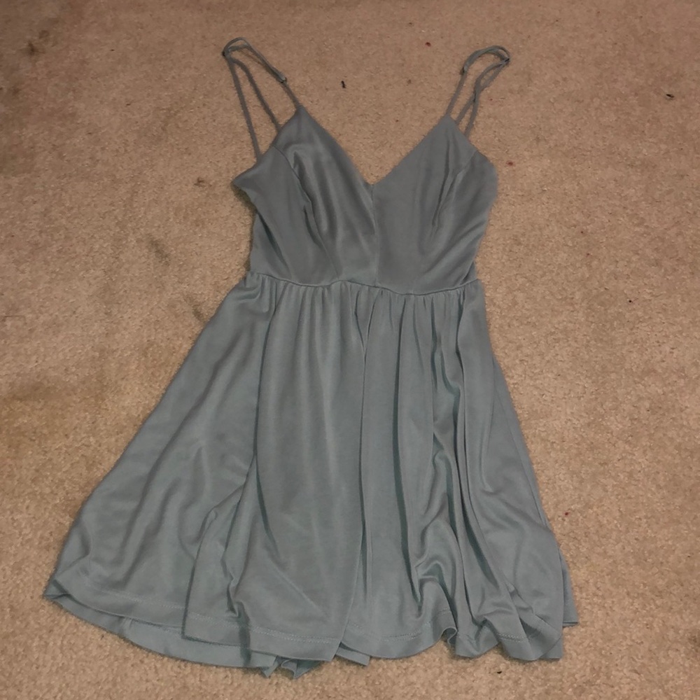 Dusty blue romper